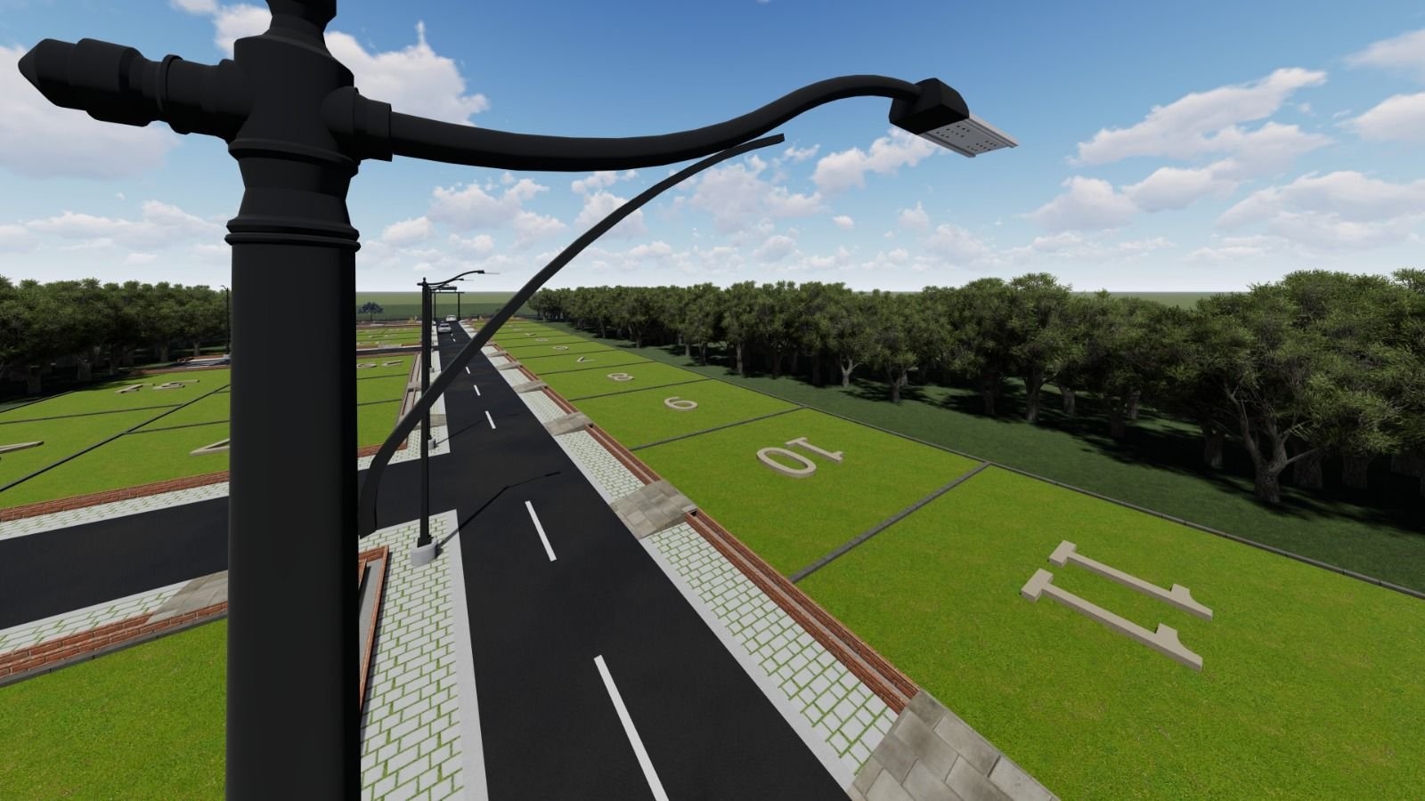 Street Lights and Box Drains Green Valley