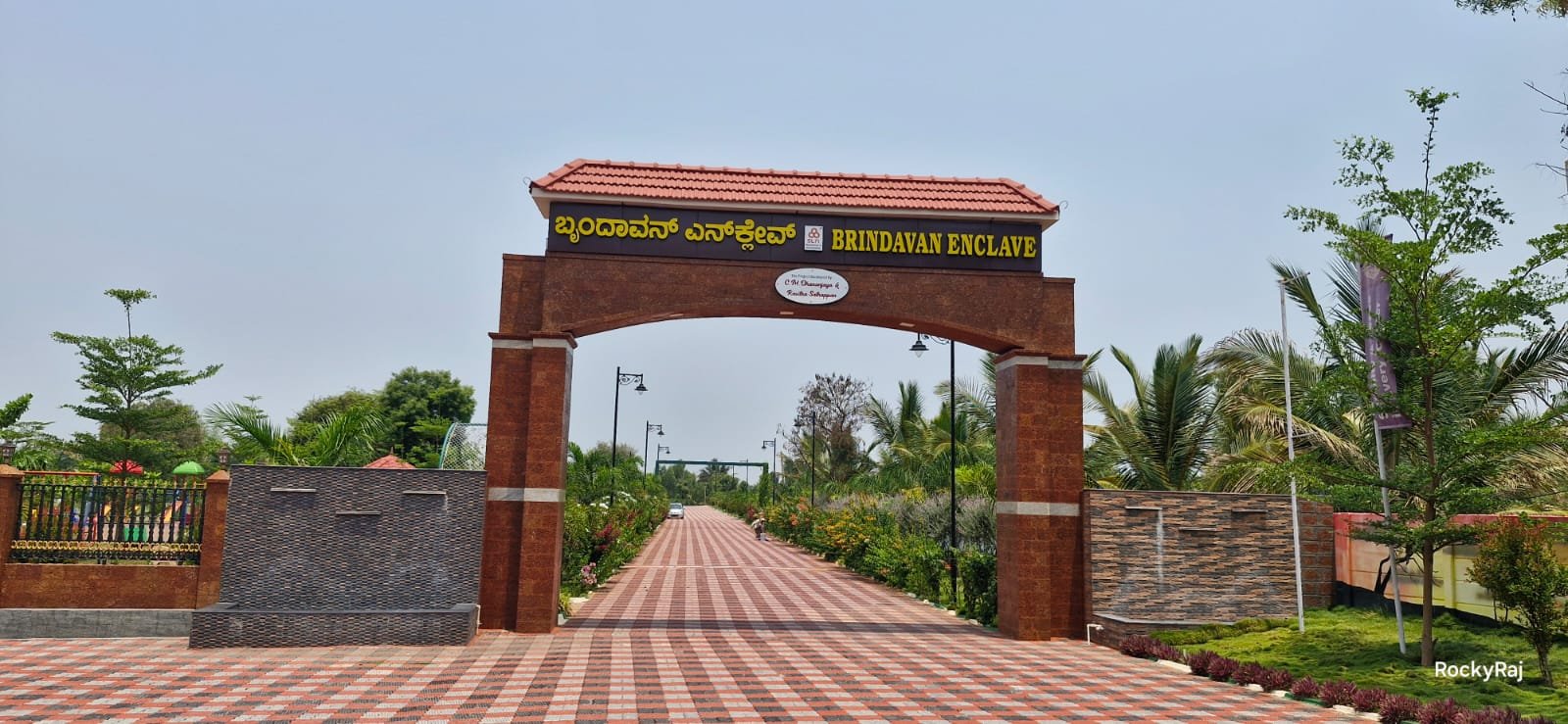 Brindavan Enclave Grand Terracotta Mangalorean Arch Entrance